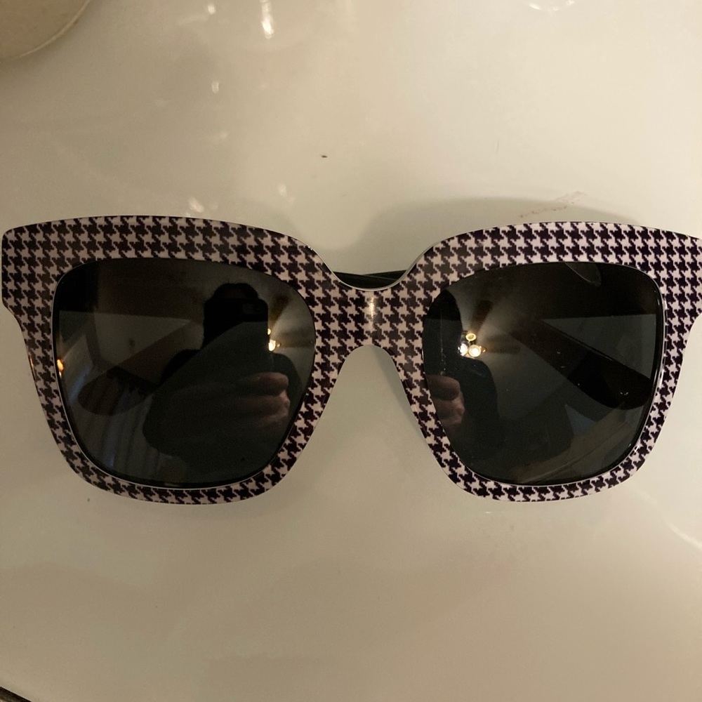 Dolce Cabanna Harringbone sunglasses.